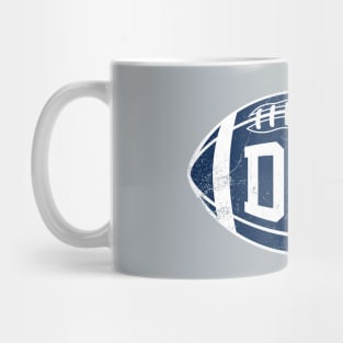 DAL Retro Football - Silver Mug